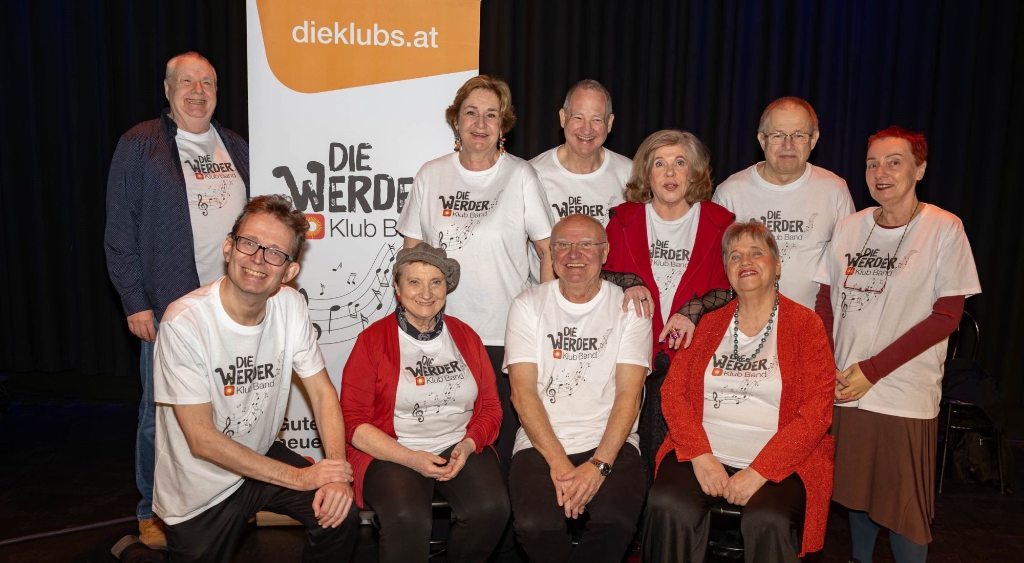 Die Bandmitglieder der Werder Klub Band.