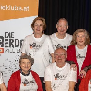 Die Bandmitglieder der Werder Klub Band.