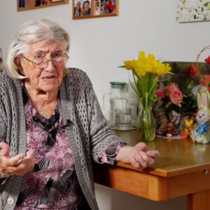 Herta Russ, 100-jährige Bewohnerin im Haus Jedlersdorf
