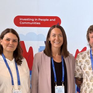 Das Team der Häuser zum Leben bei der 33. Europäischen Konferenz für Sozialdienstleistungen (ESSC) 2025 in Antwerpen