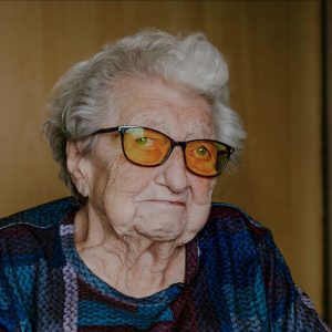 Herta Felder, Bewohnerin Haus Brigittenau, 101 Jahre