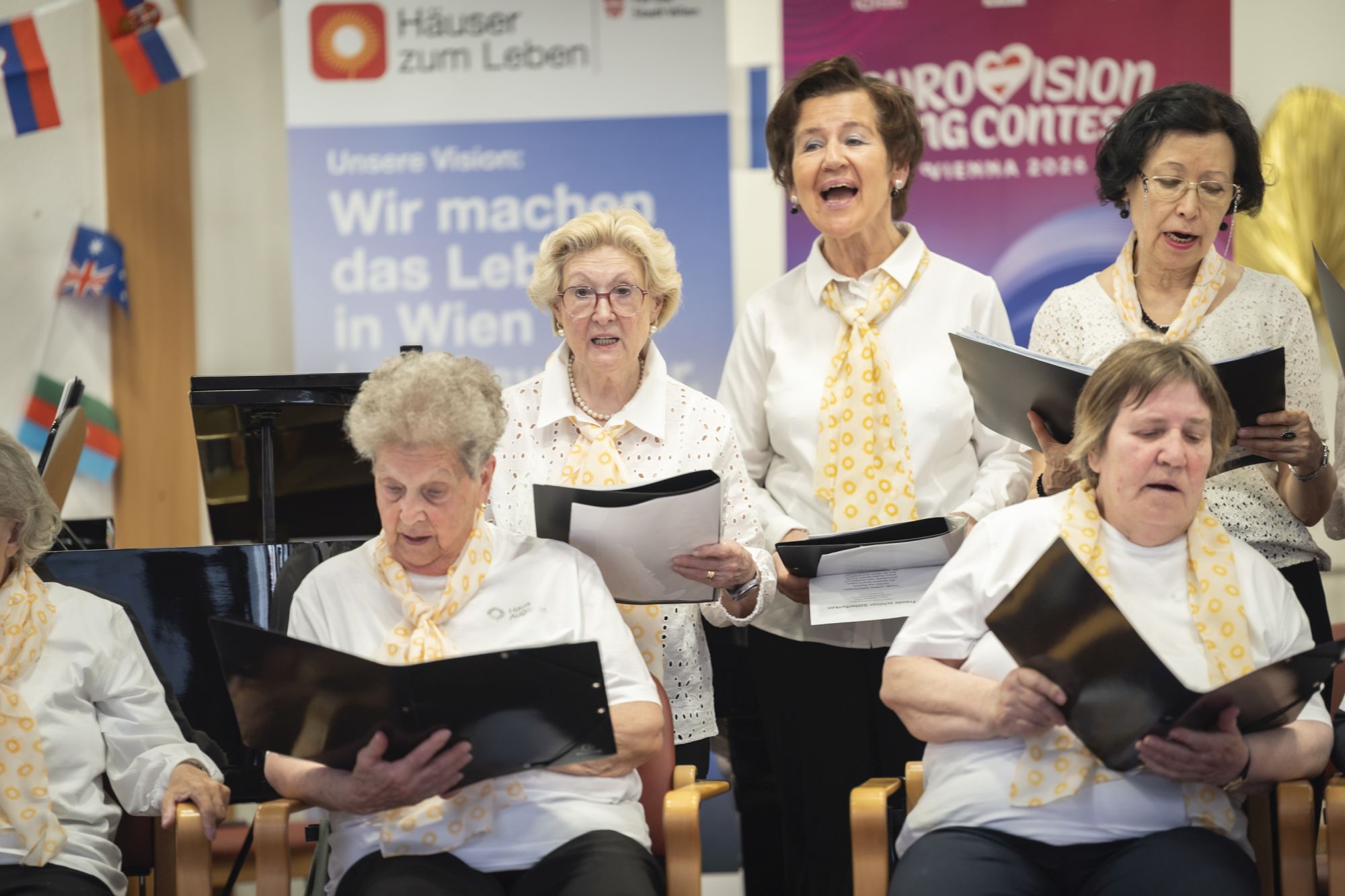 Song-Contest-Stimmung in den Häusern zum Leben - Häuser zum Leben